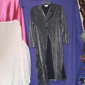 Maria Gabrielle glittery dress or light jacket?
